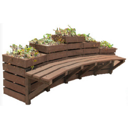 silla de 5 puestos con materas